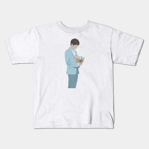 Jin – Love Yourself Poster Kids T-Shirt by cahacc